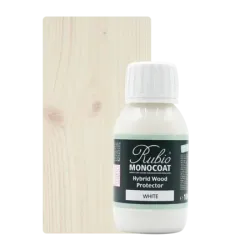 Rubio Monocoat Hybrid Wood Protector 100ml White R000702