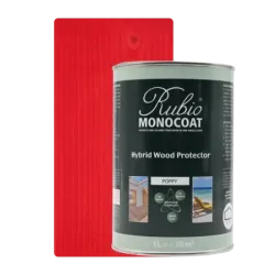 Rubio Monocoat Hybrid Wood Protector 1L Poppy R000876