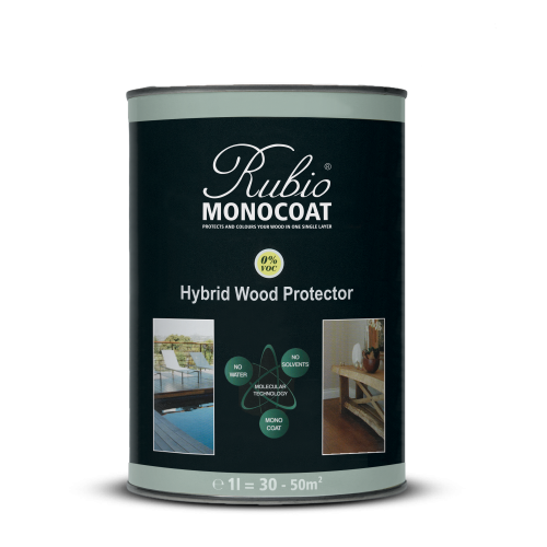 Rubio Monocoat Hybrid Wood Protector White 100ml 125085
