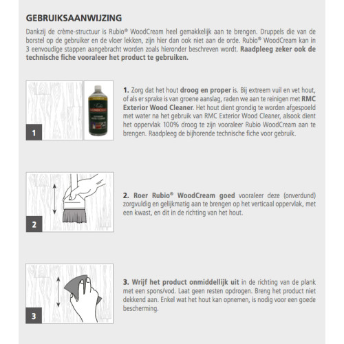 Rubio Monocoat WoodCream #3 Misty Grey 100ml 143076